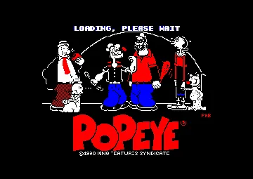 Popeye 2 (UK) (1990) screen shot title